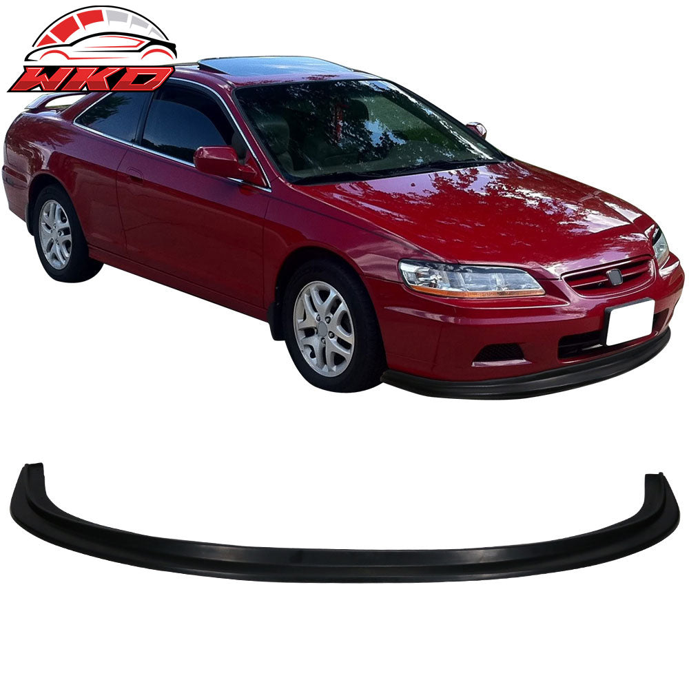 Fits 01-02 Honda Accord 2 Door MDA Style Front Bumper Lip Spoiler Unpainted PU