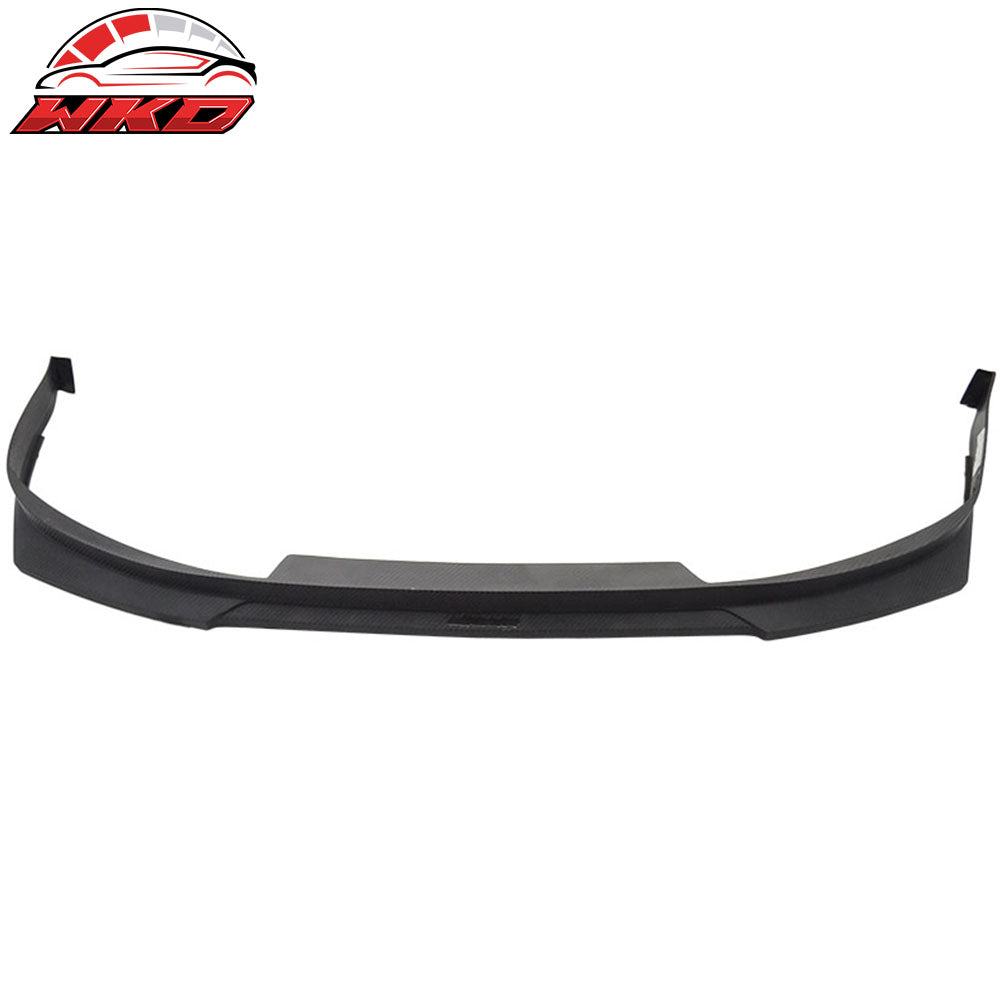 Fits 03-05 Accord 2Dr HC1 Front Bumper Lip Spoiler Matte Black PP Carbon Texture