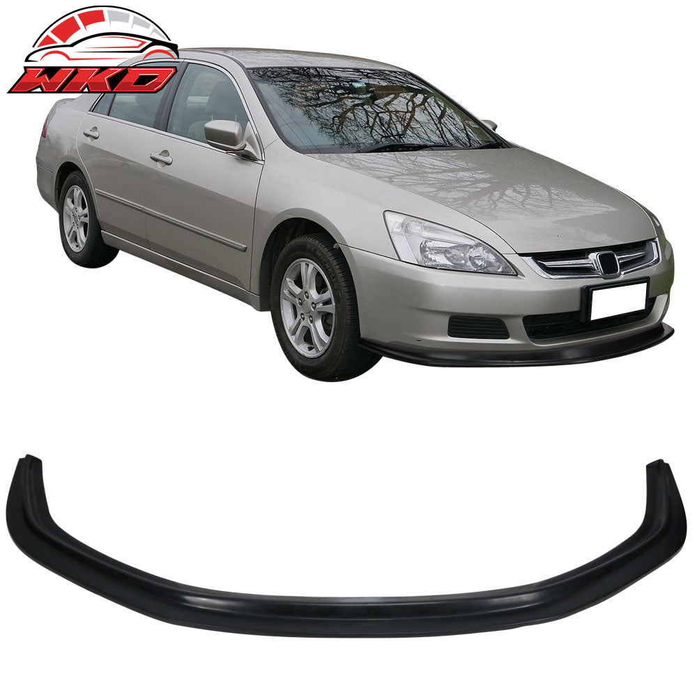 Fits 06-07 Honda Accord 4DR Sedan MDA Style Front Bumper Lip Spoiler PU