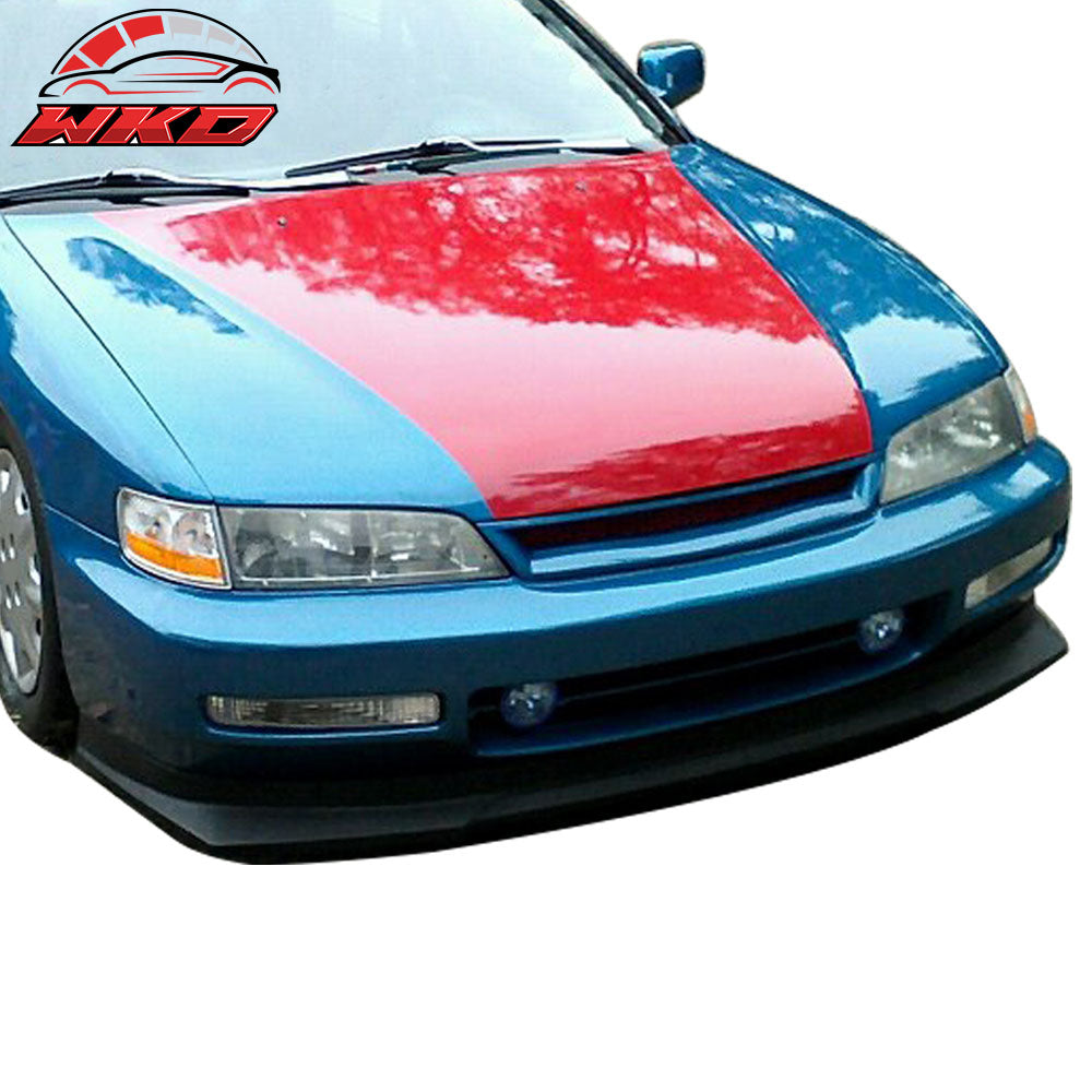 Fits 96-97 Accord 4Dr 2Dr HC1 Style Front Bumper Lip Spoiler - Matte Black PP