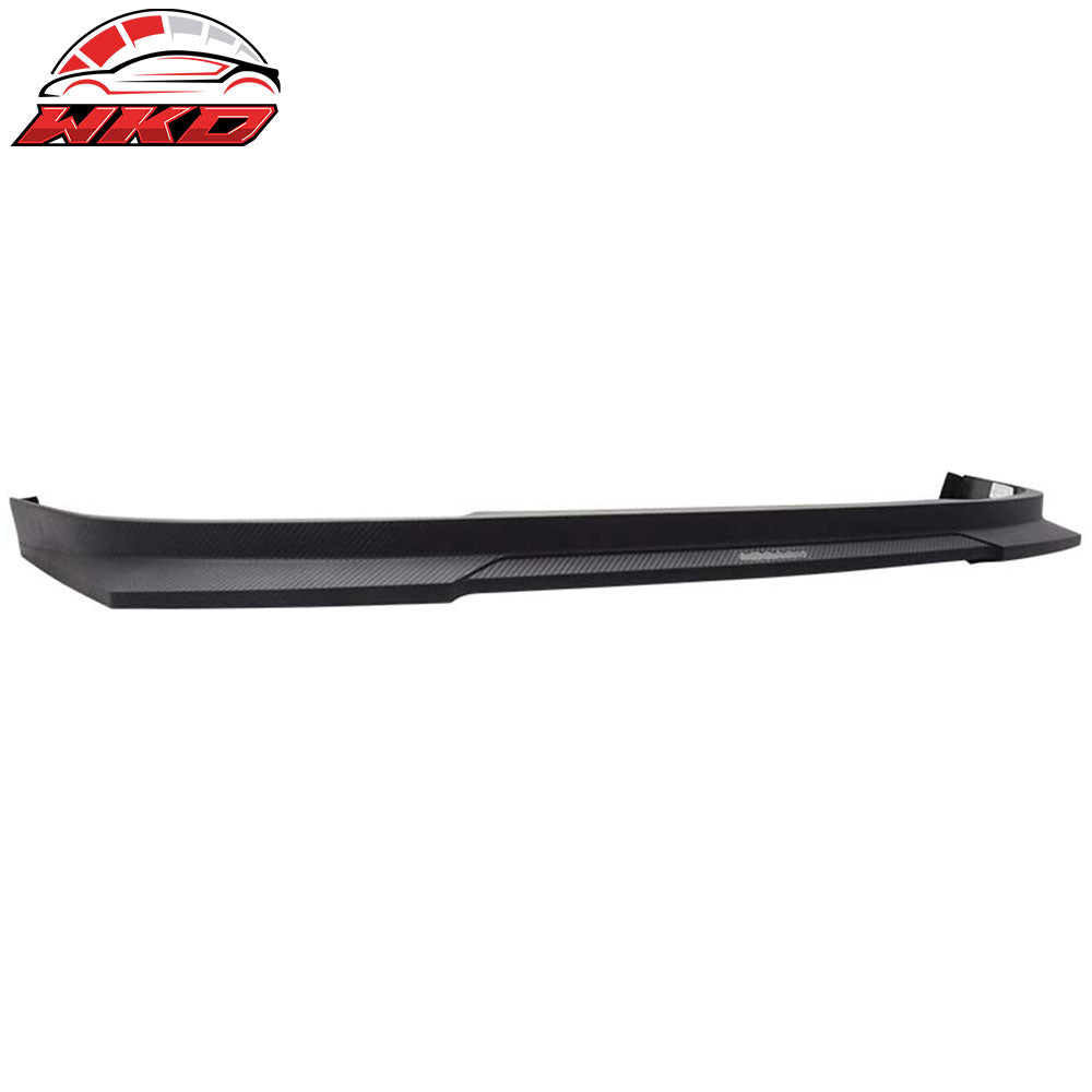 Fits 98-02 Accord 4Dr HC1 Front Bumper Lip Spoiler Matte Black PP Carbon Texture