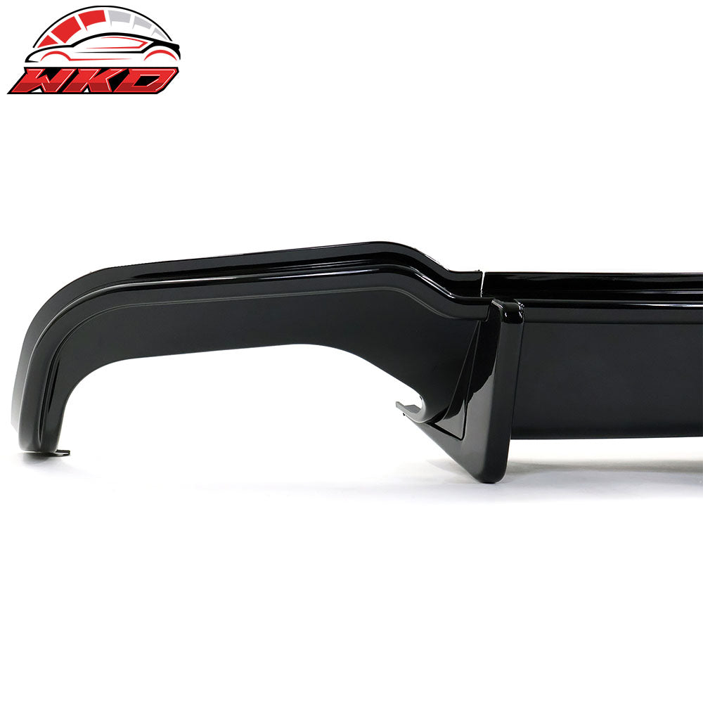 Fits 18-22 Honda Accord Sport LED Rear Bumper Lip Diffuser Spoiler Gloss Black