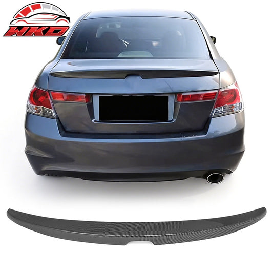 Wholesale 08-12 Accord Sedan OE Style Trunk Spoiler Carbon Fiber Print Rear Wing ABS