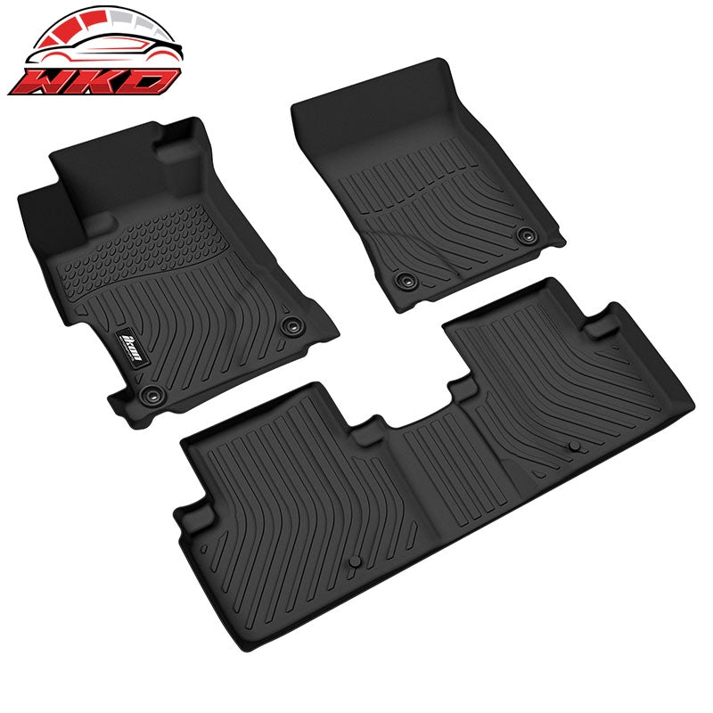 Fits 13-22 Acura ILX TPE All Weather 3D Floor Mats Front Rear Cargo Liner Carpet