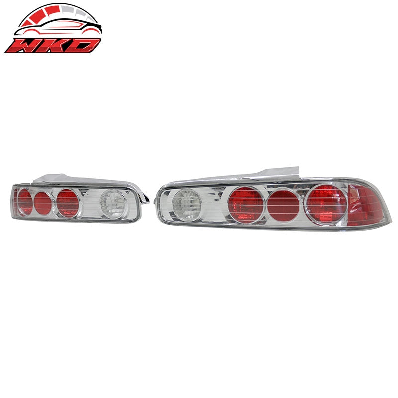 Fits 94-01 Acura Integra Hatchback RH LH Tail Lights Rear Brake Lamps Clear Lens