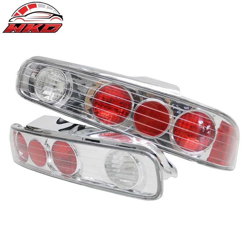 Fits 94-01 Acura Integra Hatchback RH LH Tail Lights Rear Brake Lamps Clear Lens