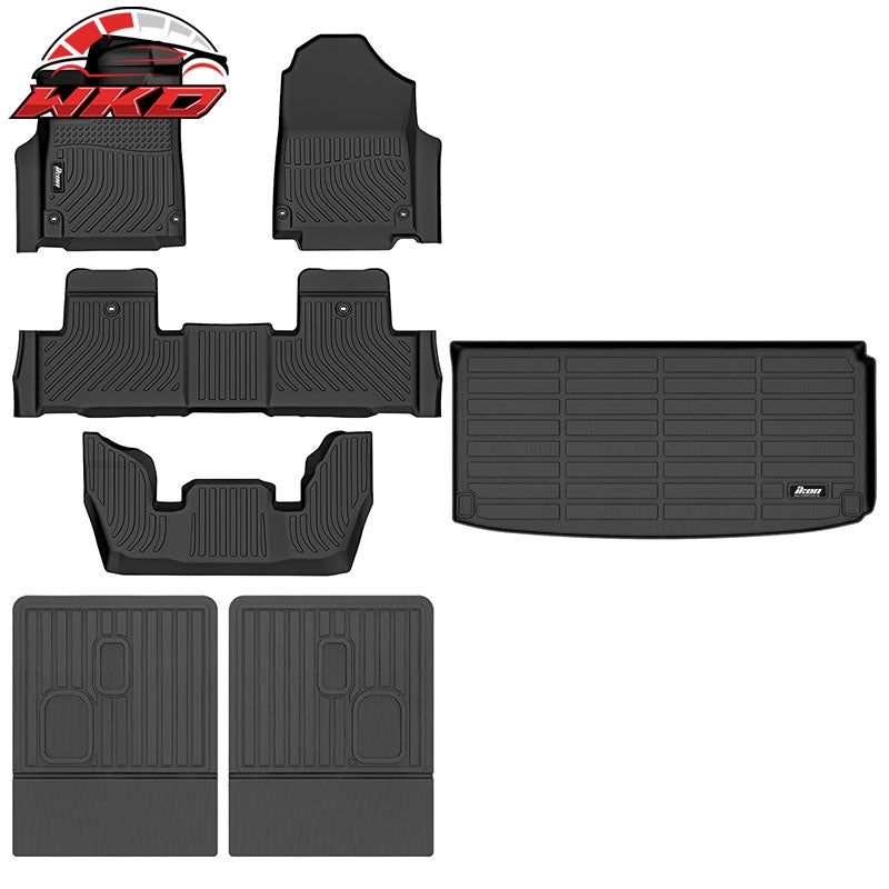 Wholesale 22-26 Acura MDX TPE All Weather Waterproof 3D Backrest + Floor + Trunk Mats