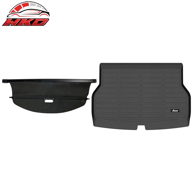 Wholesale 13-18 Acura RDX 5 Seats 3D TPE Rear Trunk Mat Cargo Liner Pad + Cargo Cover