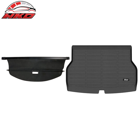 Wholesale 13-18 Acura RDX 5 Seats 3D TPE Rear Trunk Mat Cargo Liner Pad + Cargo Cover