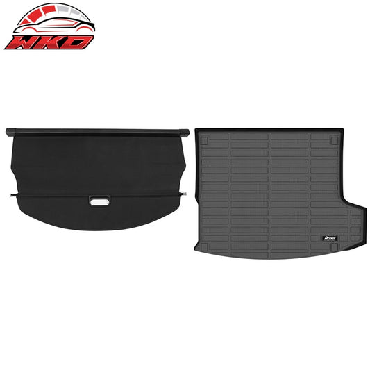 Wholesale 19-26 Acura RDX 5 Seats 3D TPE Rear Trunk Mat Cargo Liner Pad + Cargo Cover
