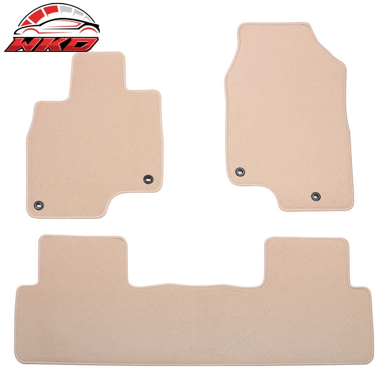 Wholesale 19-26 Acura RDX Anti-Slip Front Rear Floor Mats Carpet Nylon 3PCS - Beige