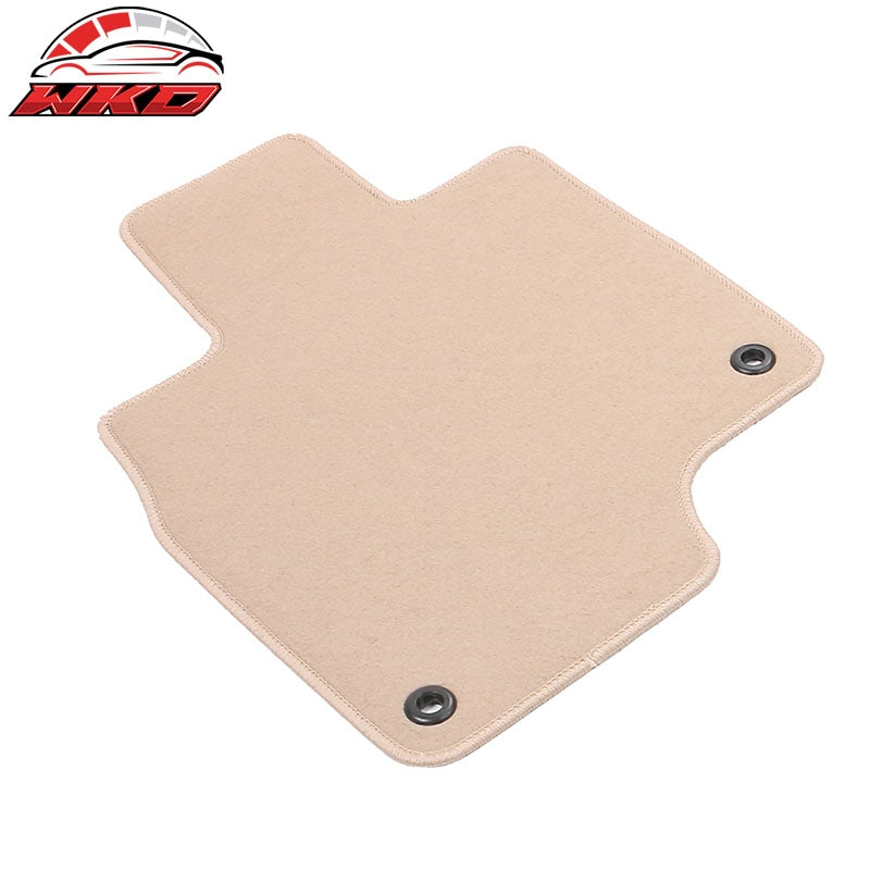 Fits 19-26 Acura RDX Anti-Slip Front Rear Floor Mats Carpet Nylon 3PCS - Beige