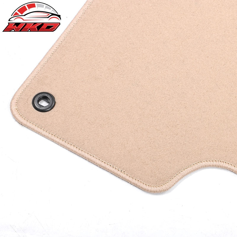 Fits 19-26 Acura RDX Anti-Slip Front Rear Floor Mats Carpet Nylon 3PCS - Beige