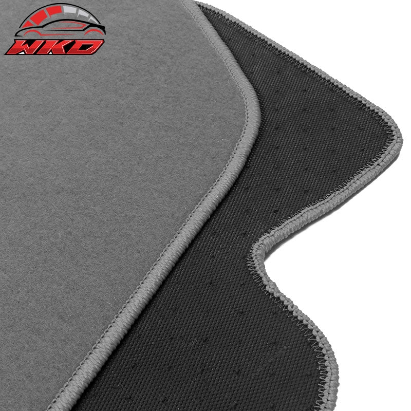 Fits 02-06 Acura RSX Car Auto Floor Mats Liner Front Rear Nylon Grey Carpet 4PC