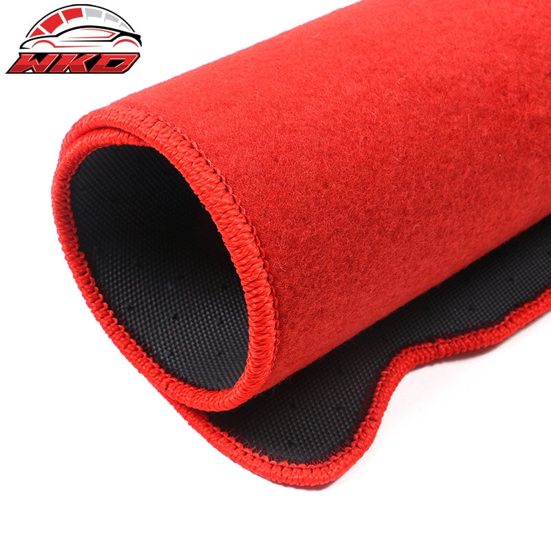 Fits 02-06 Acura RSX Car Auto Floor Mats Liner Front Rear Nylon Red Carpet 4PCS