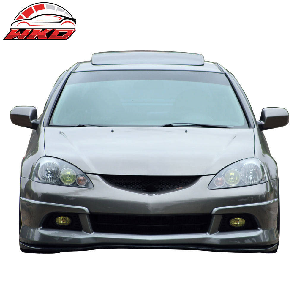 Fits 05-07 Acura RSX 2PCS Front Bumper Fog Lights W/Yellow Lens