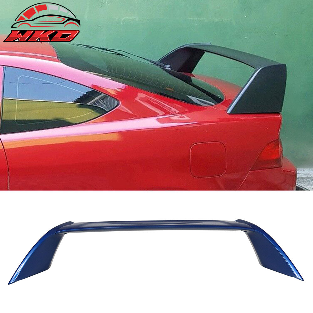 Fits 02-06 Acura RSX Type R TR Style Rear Trunk Spoiler ABS Painted #B507P Blue