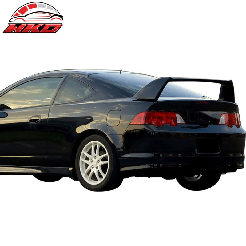 Fits 02-06 Acura RSX DC5 Type R TR Style Rear Trunk Spoiler Unpainted ABS 3PCS