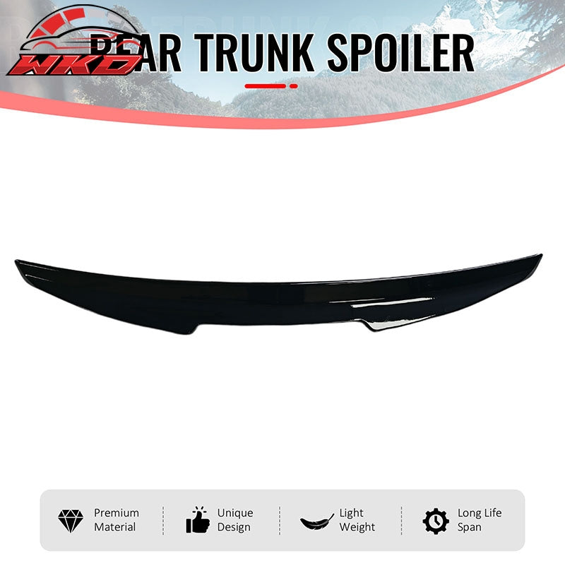 Fits 04-08 Acura TL Sedan 4DR Trunk Spoiler Gloss Black PSM Style Rear Wing ABS