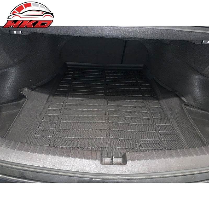 Fits 15-20 Acura TLX AWD TPE All Weather Waterproof 3D Floor Liners + Trunk Mats