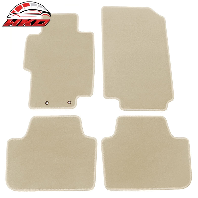 Wholesale 04-08 Acura TSX Car Floor Mats Liner Front Rear Nylon Beige Carpets 4PCS