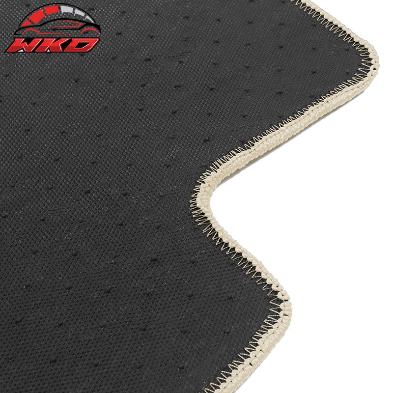 Fits 04-08 Acura TSX Car Floor Mats Liner Front Rear Nylon Beige Carpets 4PCS