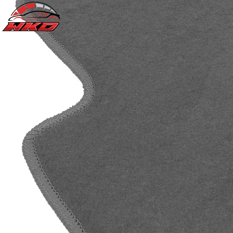 Fits 04-08 Acura TSX Car Floor Mats Liner Front Rear Nylon Gray Carpets 4PCS