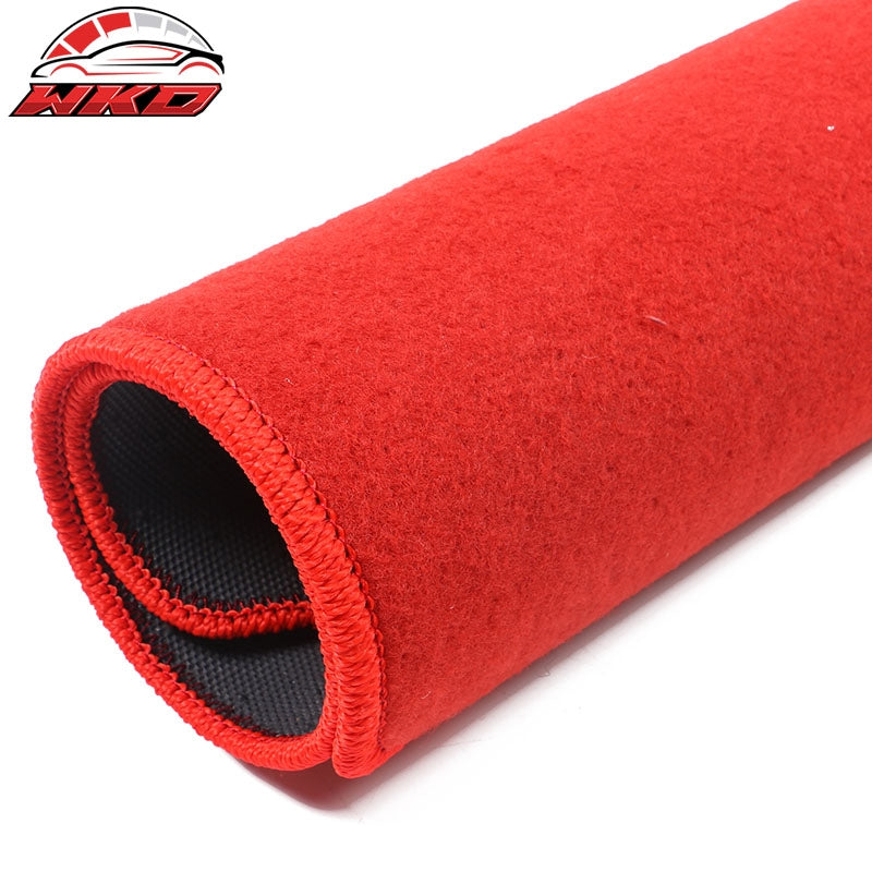 Fits 04-08 Acura TSX Car Floor Mats Liner Front Rear Nylon Red Carpets 4PCS