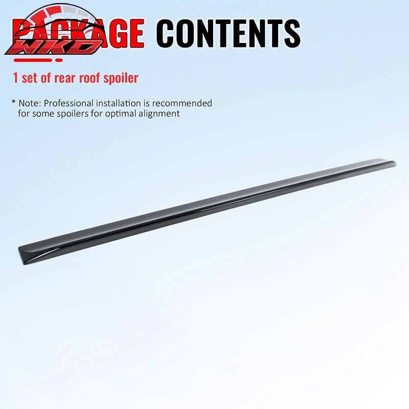 Fits 09-14 Acura TSX Sedan Gloss Black Roof Spoiler Wing Rear Window Shade ABS