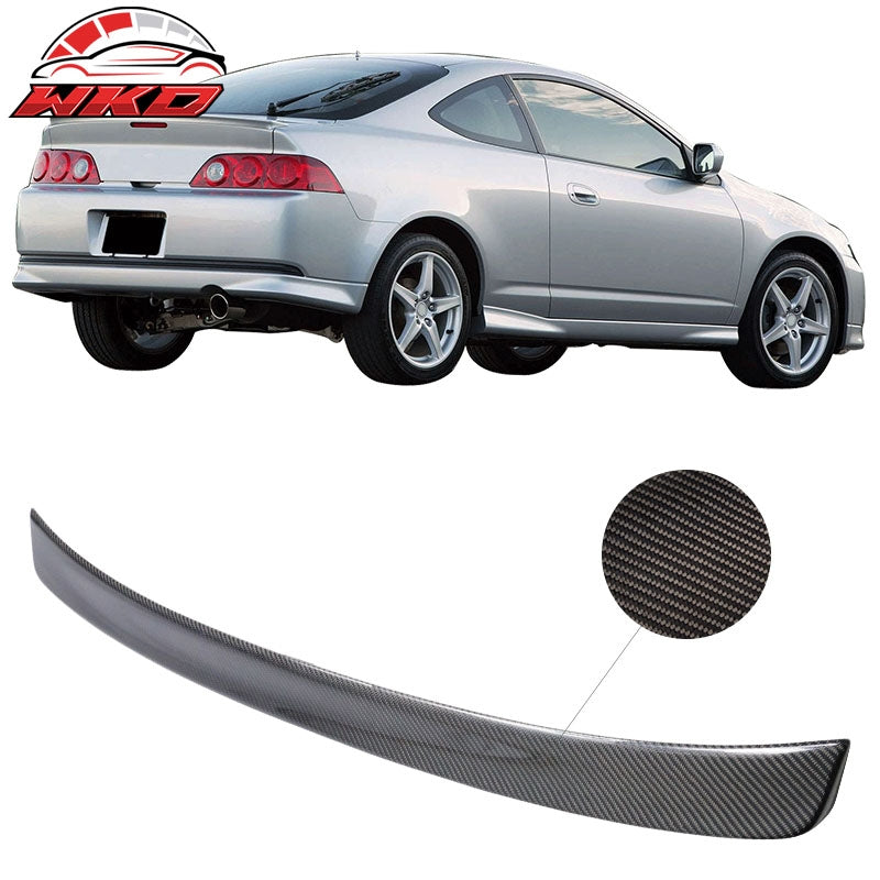 Fits 02-06 Acura RSX DC5 Trunk Spoiler OE Style Rear Wing Carbon Fiber Deck Lip