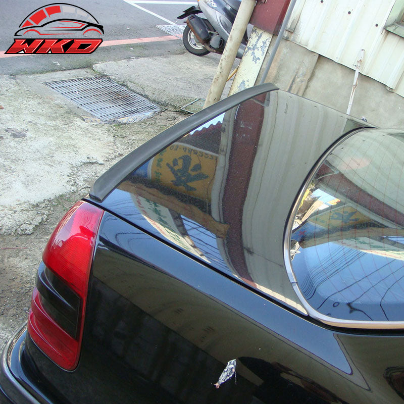 Fits 04-08 Acura TSX 1st Generation Unpainted Black Trunk Spoiler - PUF