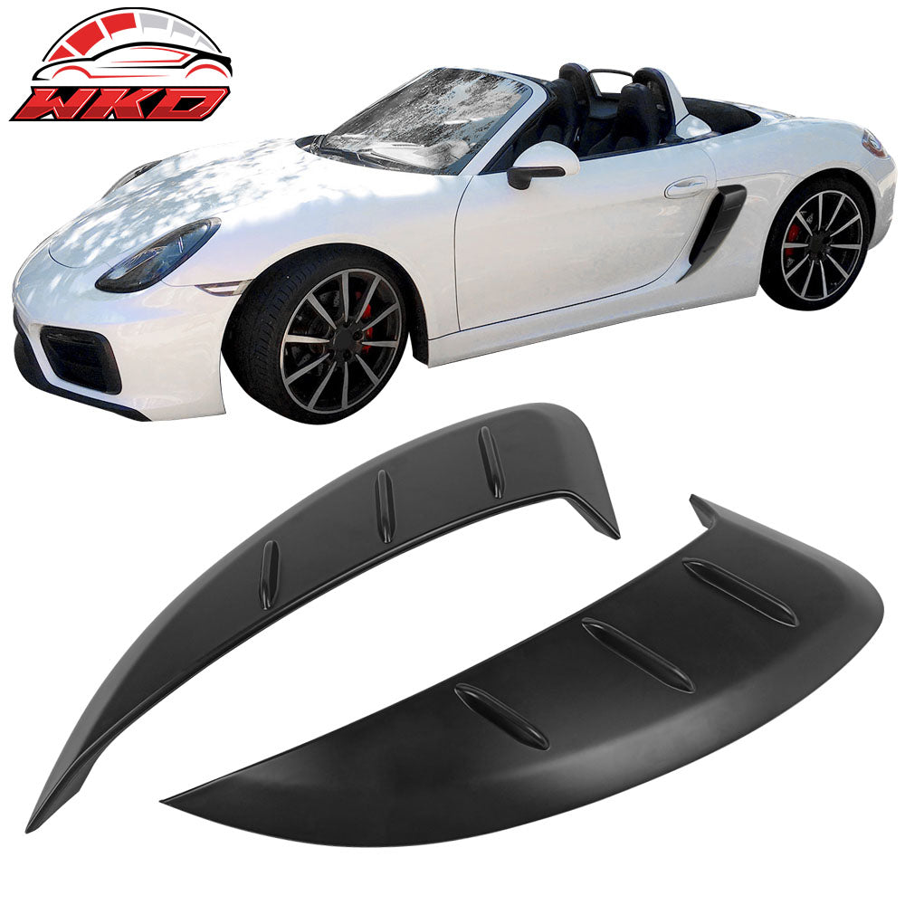 Fits 13-16 Porsche 981 Cayman Boxster Side Air Intake Vent Fender Scoops Cover
