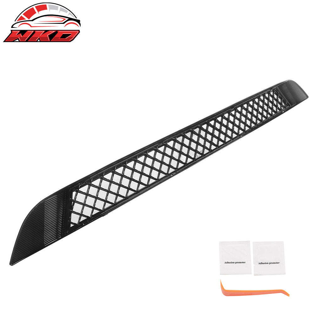 For 20-24 Tesla Model Y Air Vent Cover Intake Inlet Front Grille Gloss Black ABS