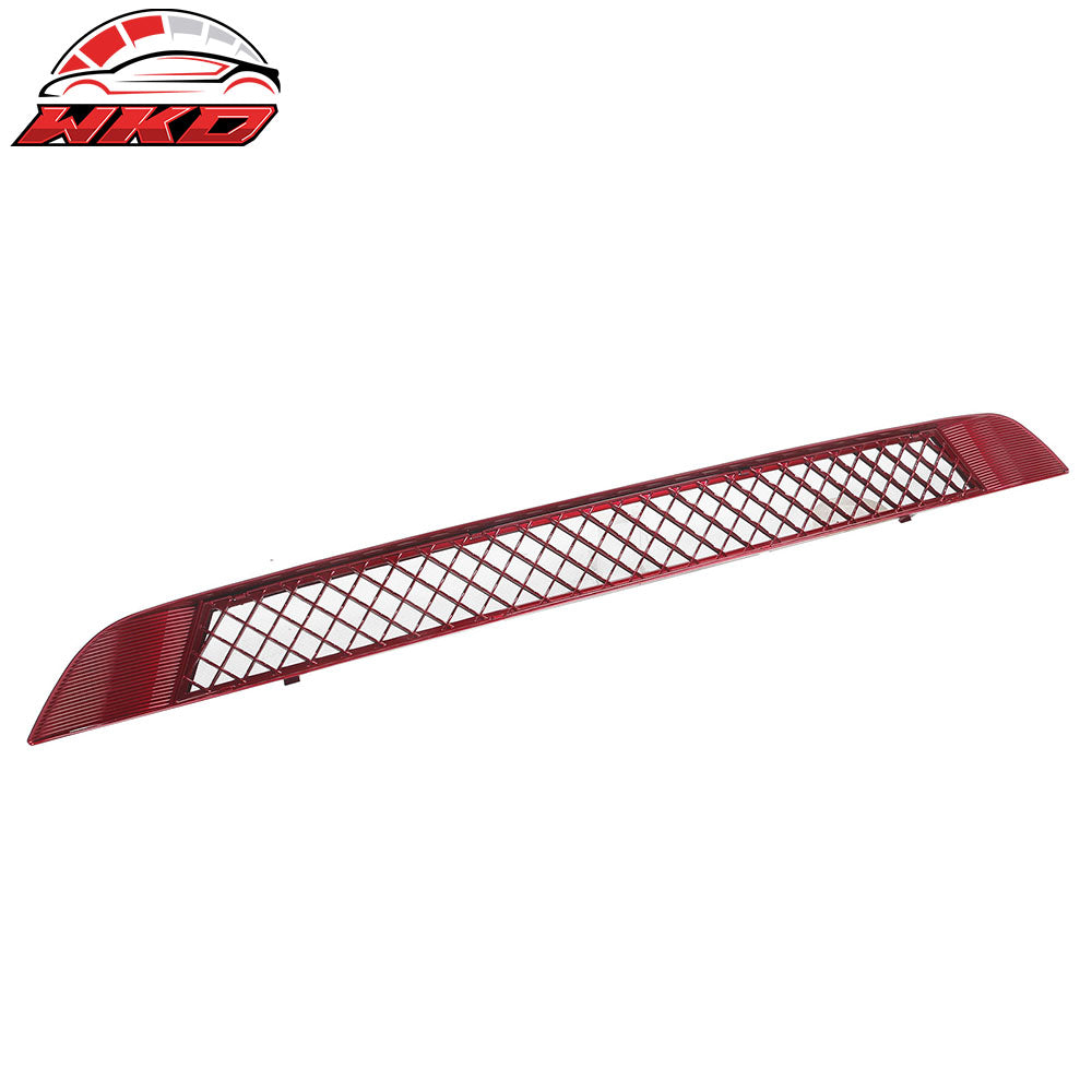 Fits 20-24 Tesla Model Y Air Vent Cover Intake Inlet Front Lower Grille Red ABS