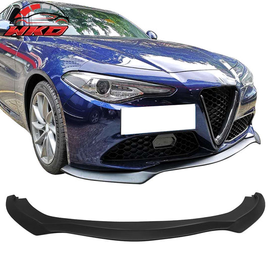 Wholesale For 17-21 Alfa Romeo Giulia Front Bumper Lip Spoiler Unpainted PP Lower Splitter