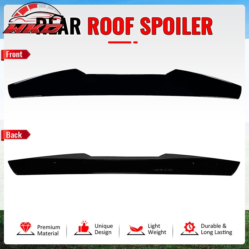 Fits 17-26 Alfa Romeo Giulia V Style Gloss Black Rear Roof Spoiler Wing Lip ABS