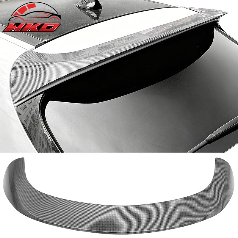 Wholesale 17-26 Alfa Romeo Stelvio IKON Style Rear Roof Spoiler Carbon Fiber Look ABS