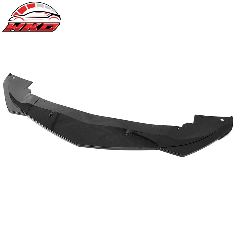 Wholesale 23-26 Alfa Romeo Tonale Gloss Black 3PCS Front Bumper Lip ABS - IKON Style - Wikond Auto