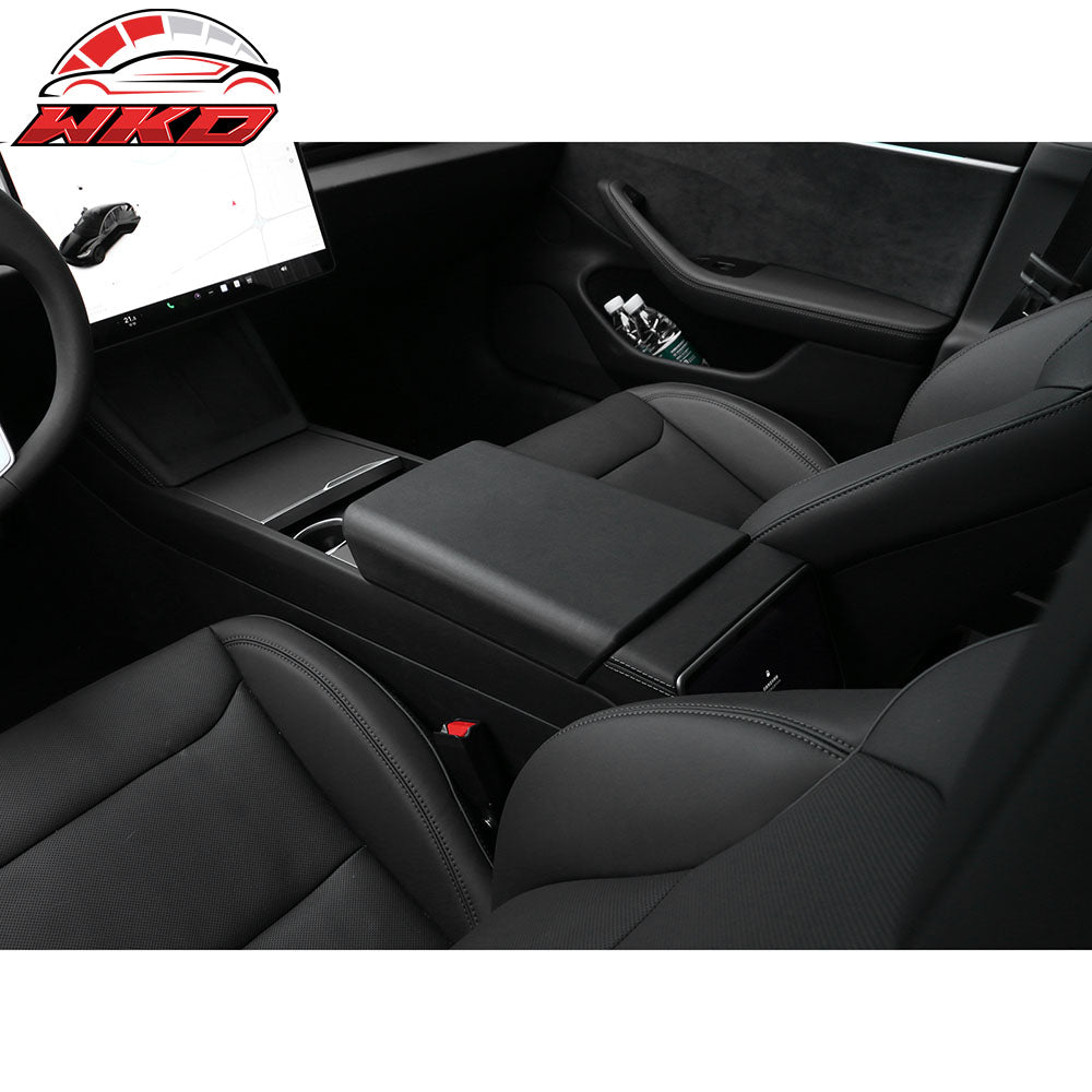Fits 24-25 Tesla 3 Highland/25 Y TPE Center Console Armrest Cover Protector Pad