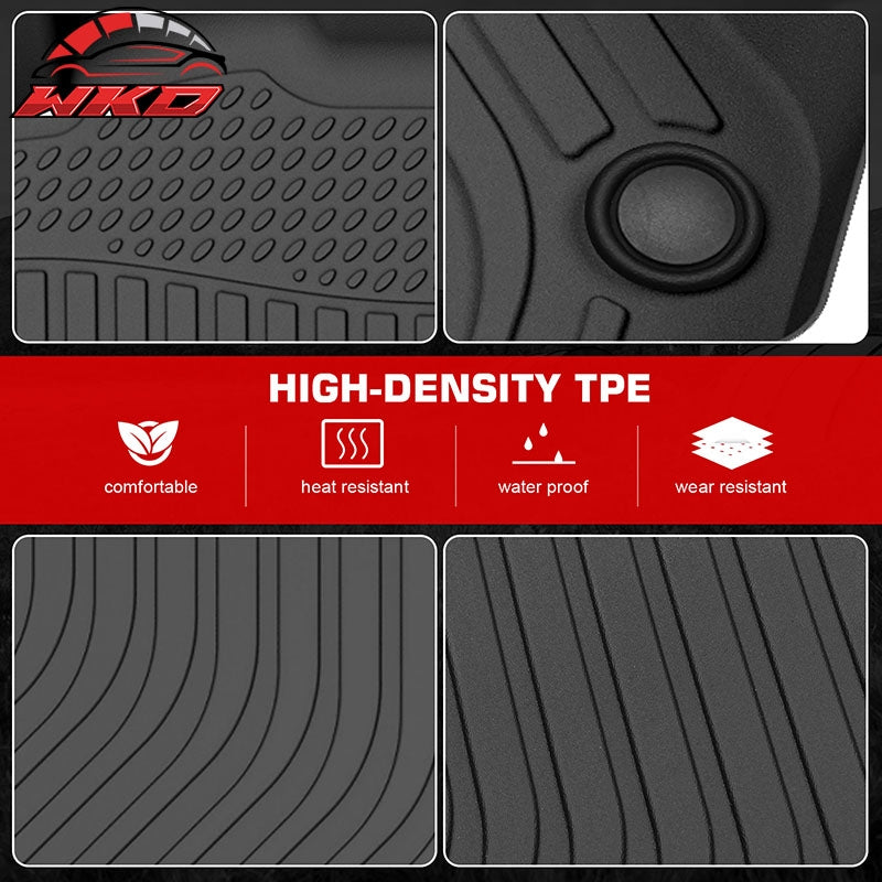 Wholesale 22-24 Audi A3 AWD TPE All Weather Waterproof 3D Floor Carpets + Trunk Mats - Wikond Auto