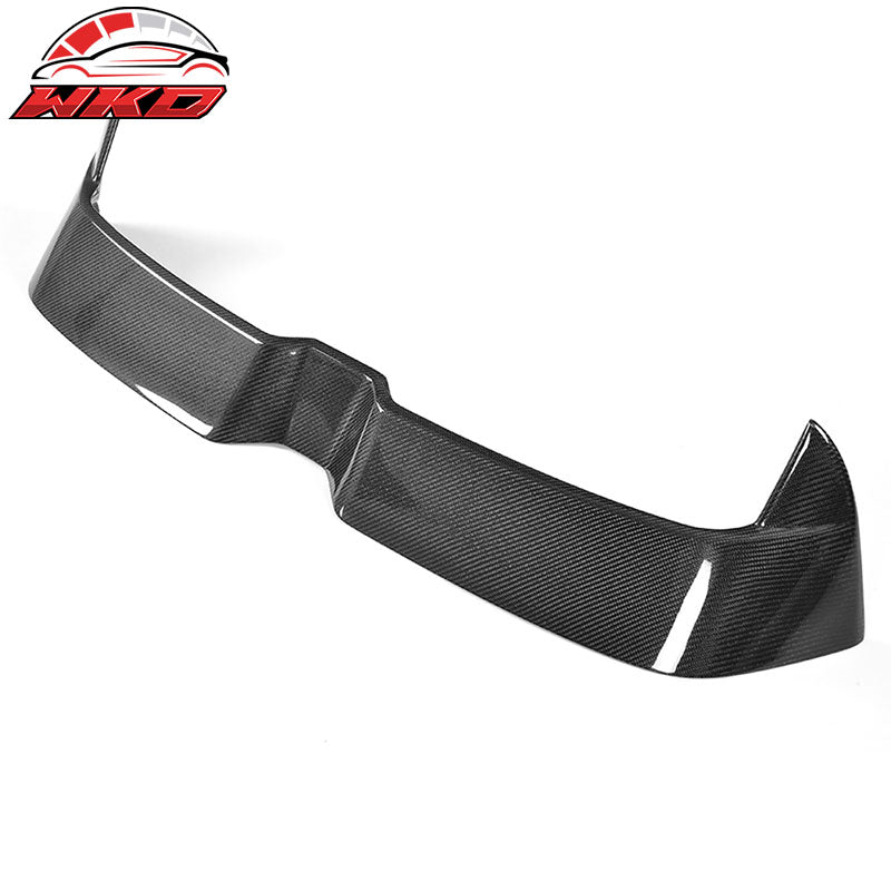 Fits 14-18 Audi A3 8V Hatchback Rear Roof Spoiler Wing - Matte Carbon Fiber