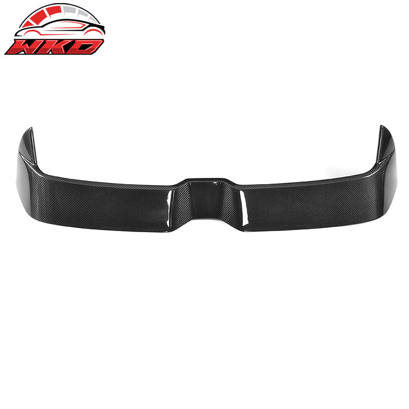 Fits 14-18 Audi A3 8V Hatchback Rear Roof Spoiler Wing - Matte Carbon Fiber