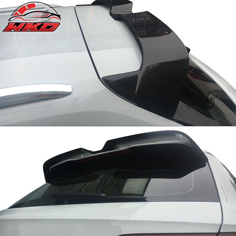 Fits 14-18 Audi A3 8V Hatchback Rear Roof Spoiler Wing - Matte Carbon Fiber