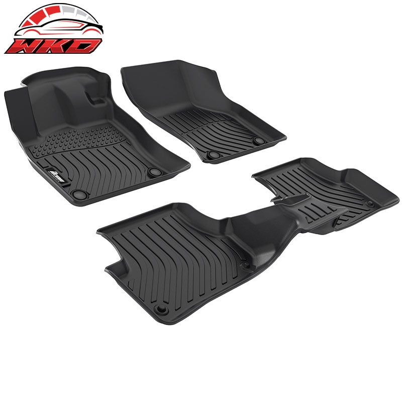 Fits 16-20 Audi A3 & S3 Sedan TPE All Weather Waterproof 3D Floor Mats Carpets