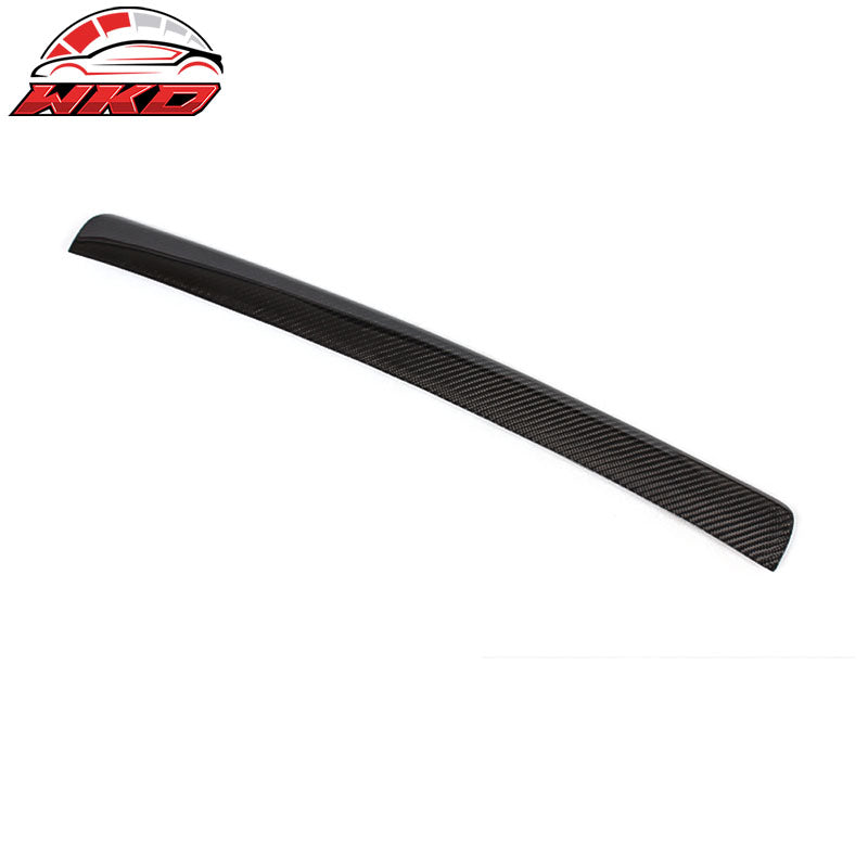 Fits 09-12 Audi A4 B8 Sedan O Style Front Bumper Lip Spoiler Matte Carbon Fiber