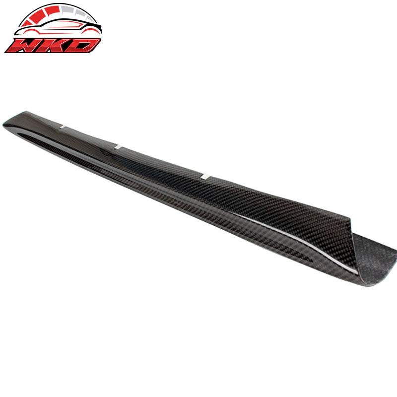 Fits 13-16 Audi A4 B8 OE Style Carbon Fiber Front Bumper Chin Lip
