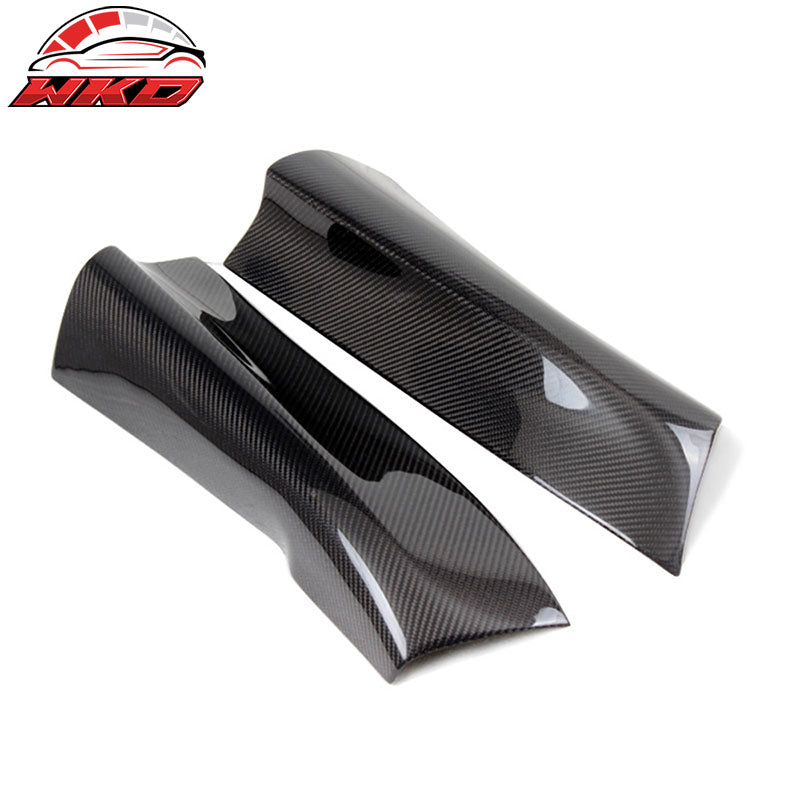 Fits 13-16 Audi A4 B9 Aprons Carbon Fiber Rear Diffuser Canards
