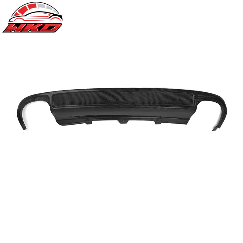 Wholesale 09-12 Audi A4 B8 Sedan S4 Style Matte Carbon Fiber Rear Bumper Lip Diffuser