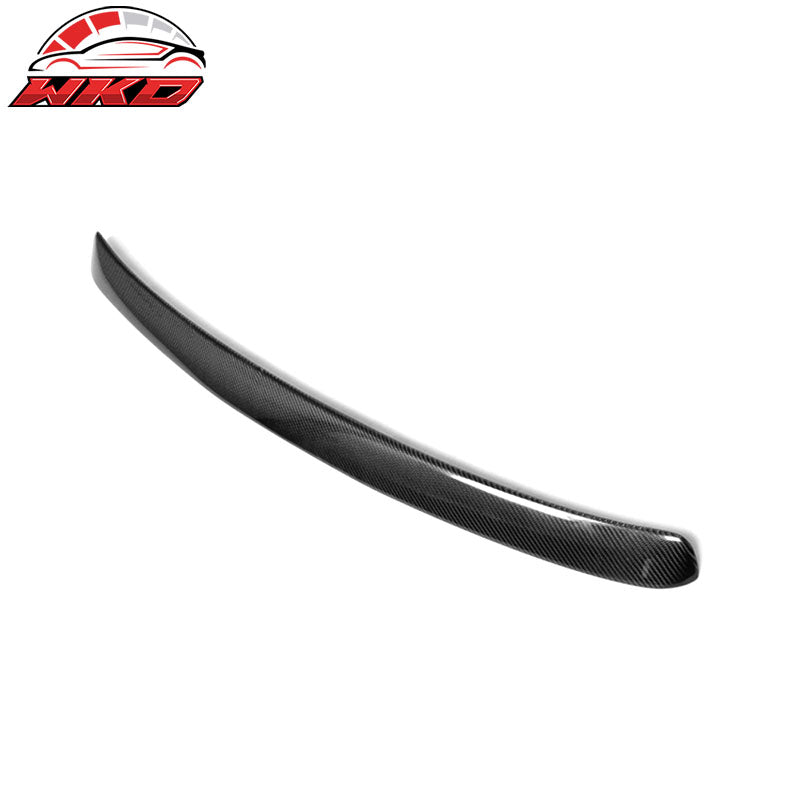 Fits 09-16 Audi A4 B8 4DR Sedan A Style Top Roof Spoiler Wing Carbon Fiber