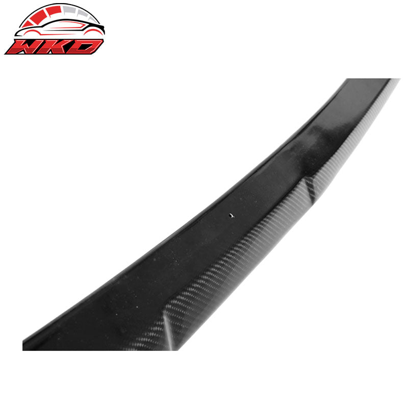 Fits 09-16 Audi A4 B8 4DR Sedan A Style Top Roof Spoiler Wing Carbon Fiber
